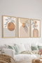 Wallity Set de 3 Pinturas Decorativas Multicolor